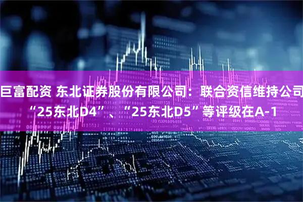 巨富配资 东北证券股份有限公司：联合资信维持公司“25东北D4”、“25东北D5”等评级在A-1